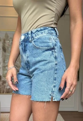 BERMUDA BARRA DESFIADA CAROLINA - COSH JEANS - Jeans