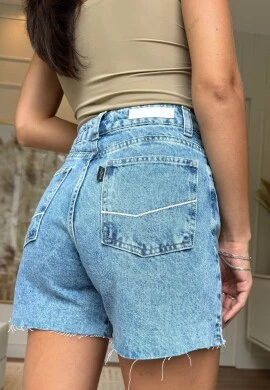 BERMUDA BARRA DESFIADA CAROLINA - COSH JEANS - Jeans
