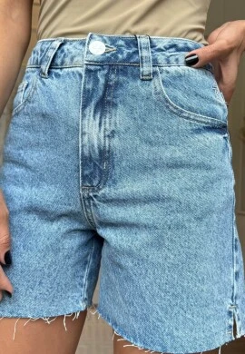 BERMUDA BARRA DESFIADA CAROLINA - COSH JEANS - Jeans