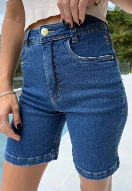 BERMUDA FEMININA MEIA COXA LAURA - COSH JEANS - Jeans