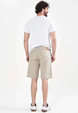 BERMUDA JEANS CASUAL MASCULINA LUCIANO COLLOR - COSH - Areia