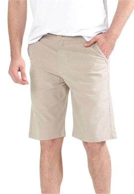 BERMUDA JEANS CASUAL MASCULINA LUCIANO COLLOR - COSH - Areia