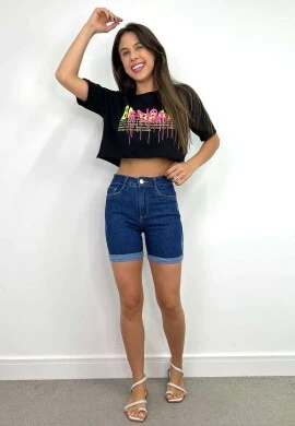BERMUDA FEMININA MEIA COXA RITA  COSH JEANS - Jeans