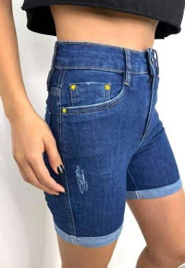 BERMUDA FEMININA MEIA COXA RITA  COSH JEANS - Jeans