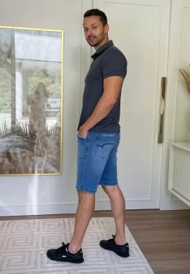 BERMUDA JEANS MASCULINA LAURO - COSH - Jeans