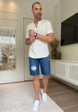 BERMUDA JEANS MASCULINA STONE - COSH JEANS - Jeans