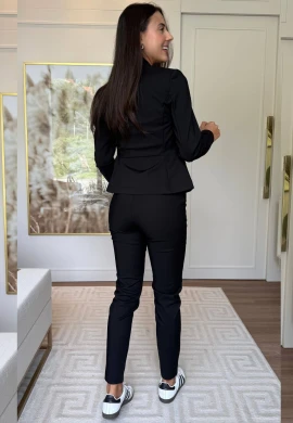 BLAZER DE ALFAIATARIA CURTO - COSH JEANS - Preto