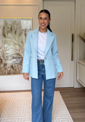 BLAZER FORRADO - COSH JEANS - Azul