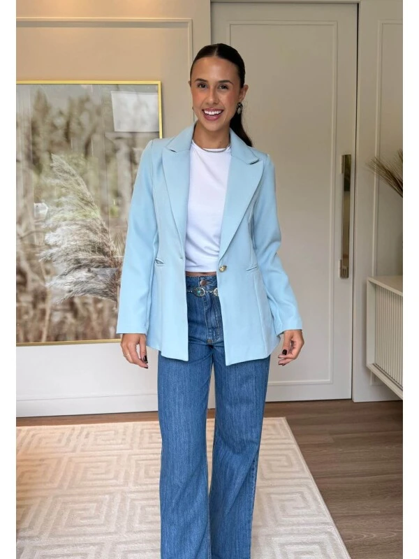 BLAZER FORRADO - COSH JEANS - Azul
