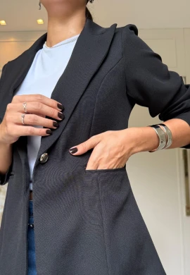 BLAZER FORRADO - COSH JEANS - Preto