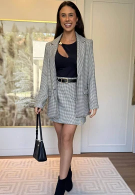 BLAZER SABRINA - COSH JEANS - Preto