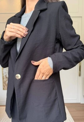BLAZER SAMANTA - COSH JEANS - Preto