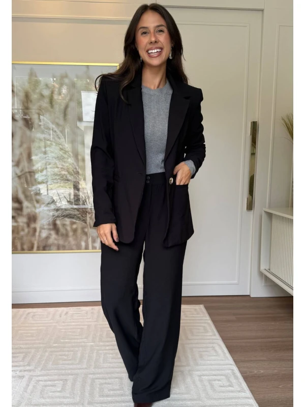 BLAZER SAMANTA - COSH JEANS - Preto