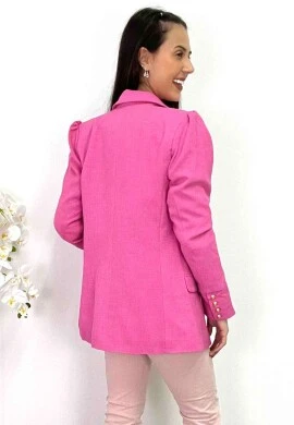 BLAZER SOLTO DE ALFAIATARIA FEMININO  COSH JEANS - Rosa