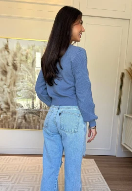 BLUSA ALICE MODAL - COSH JEANS - Azul