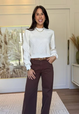 BLUSA ALICE MODAL - COSH JEANS - Off white