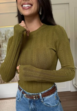 BLUSA AMANDA MODAL - COSH JEANS - Verde