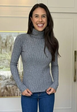 BLUSA BÁSICA MODAL CAMILA - COSH JEANS - Cinza