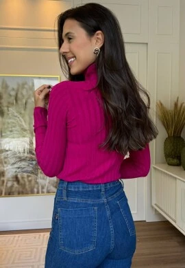 BLUSA BÁSICA MODAL CAMILA - COSH JEANS - Fucsia