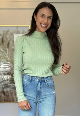 BLUSA BÁSICA MODAL ISI - COSH JEANS - Verde