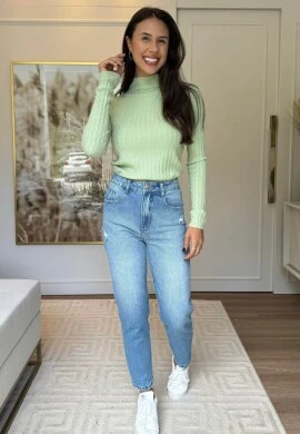 BLUSA BÁSICA MODAL ISI - COSH JEANS - Verde