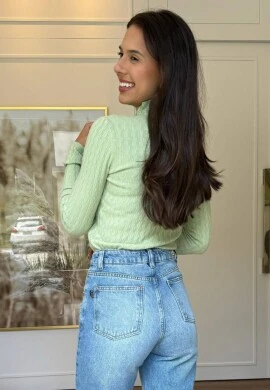BLUSA BÁSICA MODAL ISI - COSH JEANS - Verde