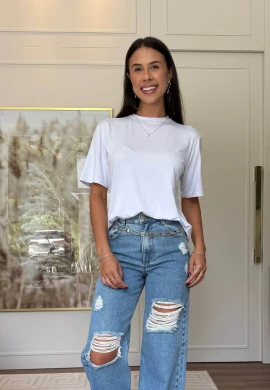 BLUSA CALISTA VISCO - COSH JEANS - Branco
