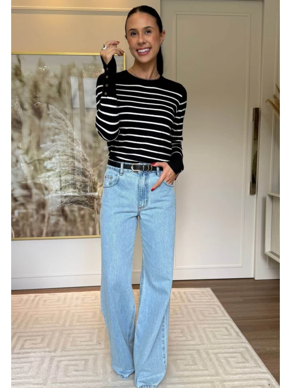 BLUSA CAMILA MODAL - COSH JEANS - Preto