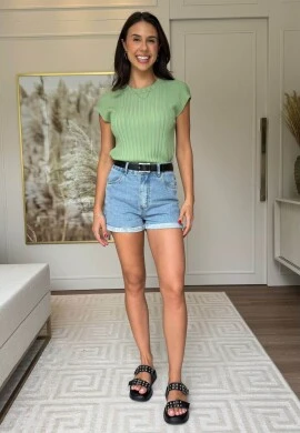 BLUSA CARMEM - COSH JEANS - Verde