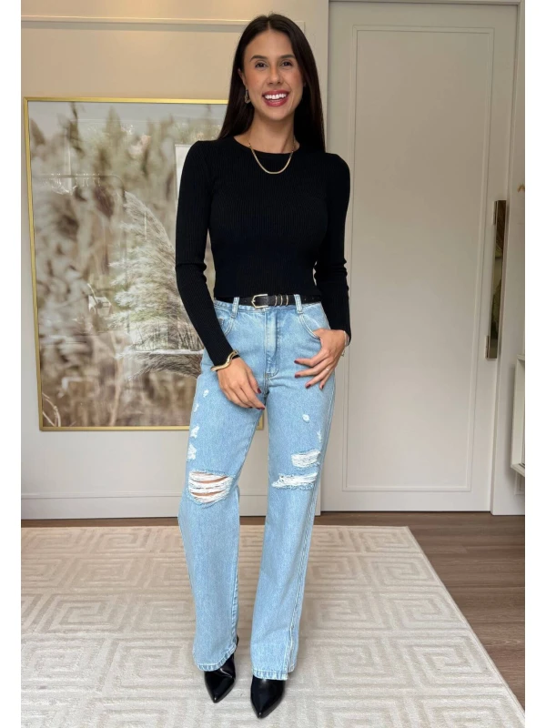 BLUSA CAROL - COSH JEANS - Preto