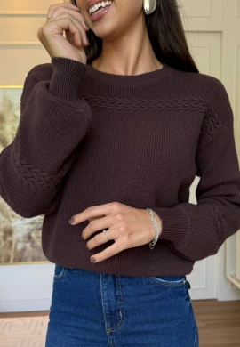 BLUSA DAIANA - COSH JEANS - Marrom