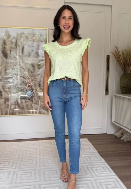 BLUSA DALILA BORDADA - COSH JEANS - Verde