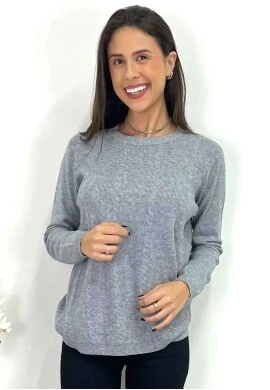 BLUSA DE LÃ FEMININA  COSH JEANS - Mescla