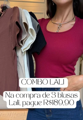 BLUSA DE POLIAMIDA LALI - COSH JEANS - Marrom