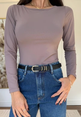 BLUSA DE POLIMIDA MILI - COSH JEANS - Pele