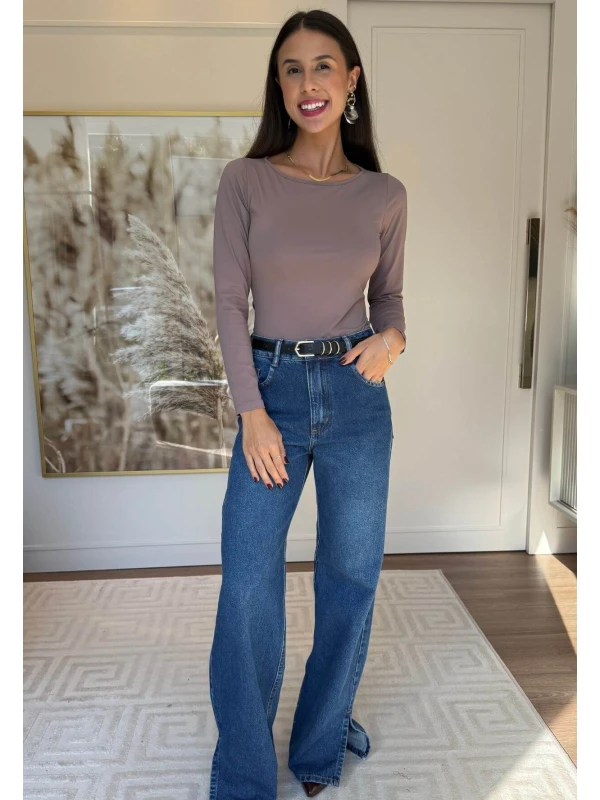 BLUSA DE POLIMIDA MILI - COSH JEANS - Pele