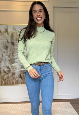 BLUSA EMILI TRANÇADA - COSH JEANS - Verde