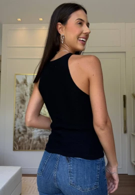 BLUSA FEMININA ARIANA - COSH JEANS - Preto