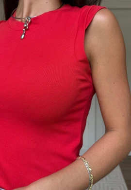 BLUSA FEMININA DUDA - COSH JEANS - Vermelho