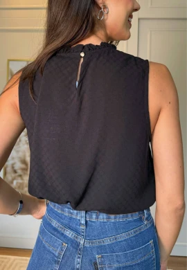 BLUSA FEMININA HADASSA - COSH JEANS - Preto