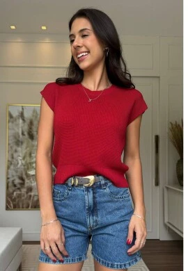 BLUSA FEMININA HELOISA - COSH JEANS - Vermelho