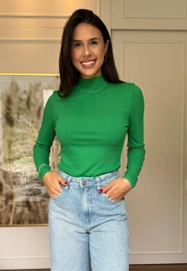 BLUSA FEMININA MANGA LONGA MARIELE - COSH - Verde