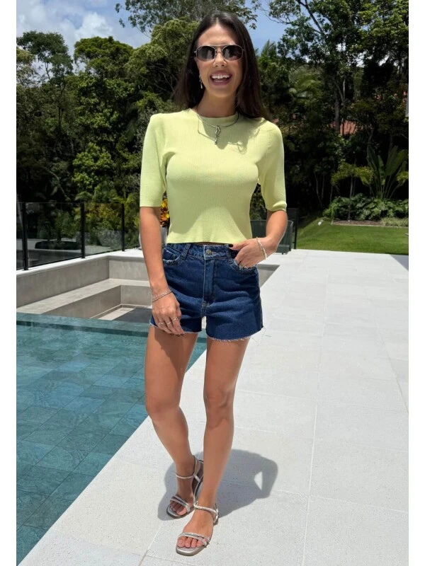 BLUSA FEMININA MODAL FRESH VIVIANE - COSH JEANS - Verde