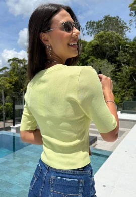 BLUSA FEMININA MODAL FRESH VIVIANE - COSH JEANS - Verde