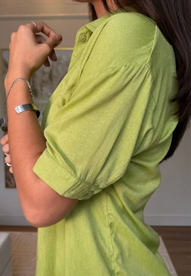 BLUSA FEMININA PAULINA - COSH JEANS - Abacate