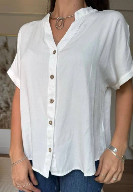 BLUSA FEMININA VALENTINA - COSH JEANS - Off white