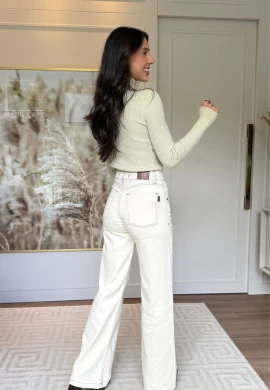 BLUSA GRACE GOLTA ALTA - COSH JEANS - Bege