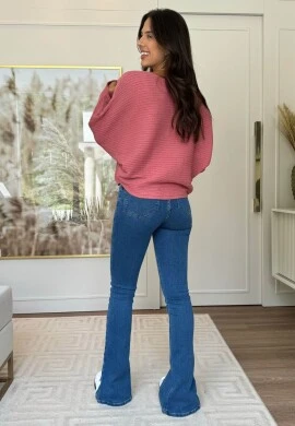 BLUSA MANGA MORCEGO JESSI - COSH JEANS - Terracota