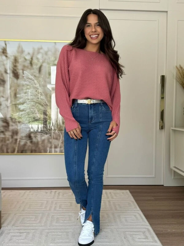 BLUSA MANGA MORCEGO JESSI - COSH JEANS - Terracota
