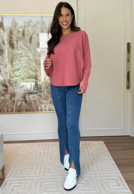 BLUSA MANGA MORCEGO JESSI - COSH JEANS - Terracota